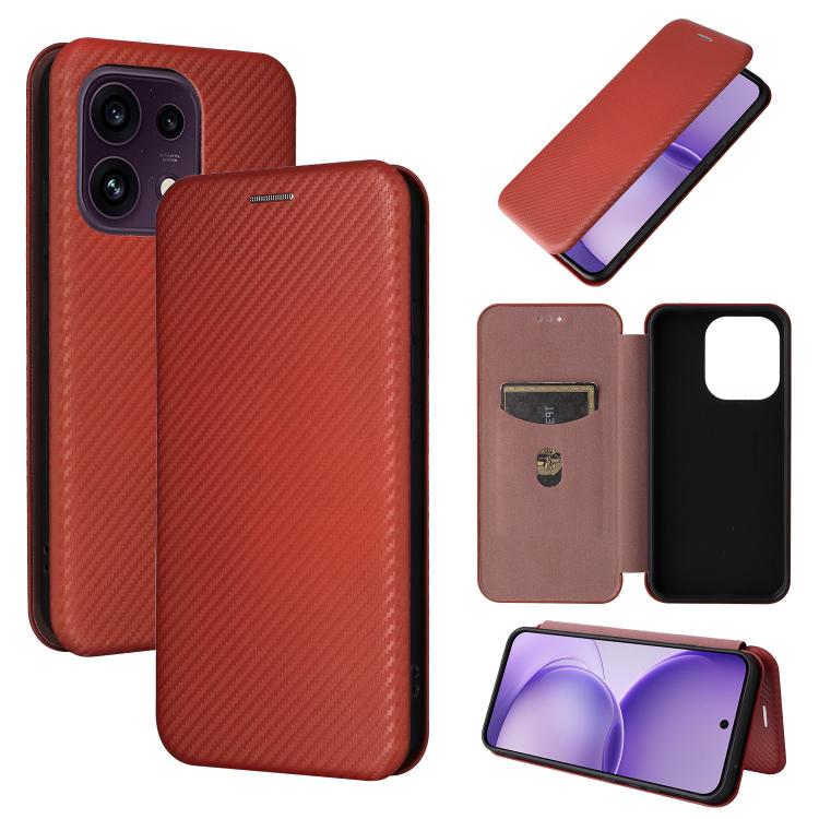 Carbon Fiber Texture Flip Leather Phone Case, For OPPO Reno16 F 5G / Reno16 FS 5G, For OPPO Reno15 A 5G, For OPPO Reno16 / Reno16 Pro 5G Global, For OPPO Find X9 Ultra