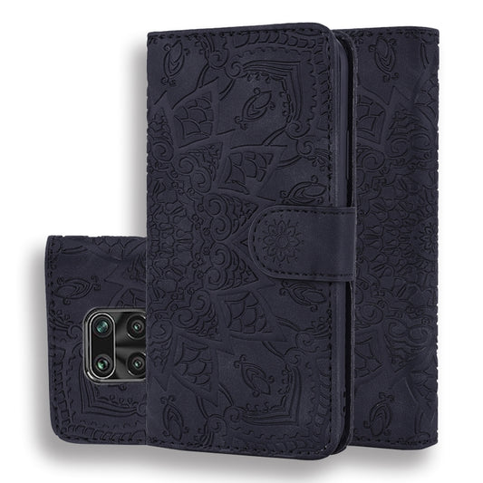 Embossed Sunflower Pattern Horizontal Flip PU Leather Case with Holder & Card Slots & Wallet & Lanyard, For Xiaomi Redmi Note 9s, For  Xiaomi Redmi Note 9 Pro, For Xiaomi Redmi Note 9 Pro Max, For Xiaomi Mi CC9 Pro / Mi Note 10 / Mi Note 10 Pro        ...