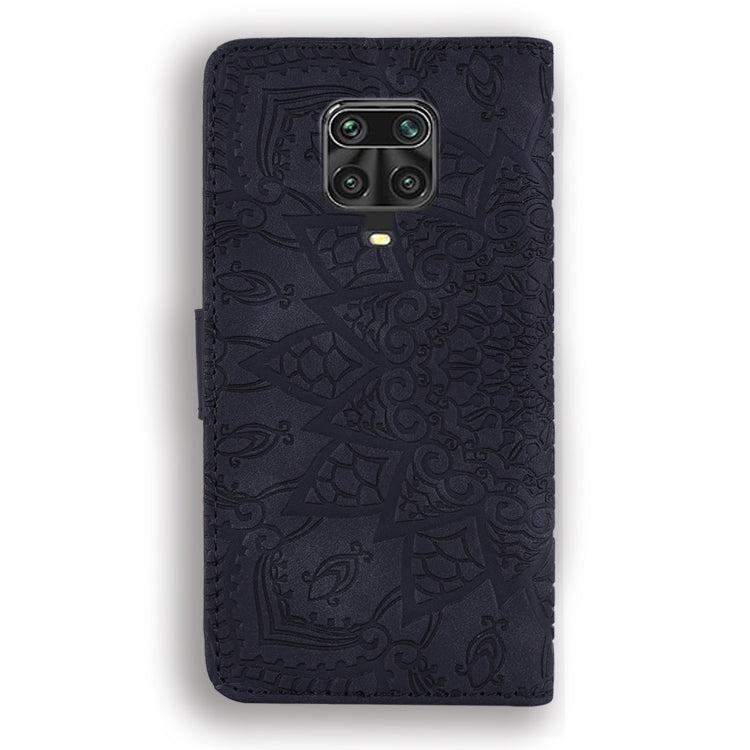 Embossed Sunflower Pattern Horizontal Flip PU Leather Case with Holder & Card Slots & Wallet & Lanyard, For Xiaomi Redmi Note 9s, For  Xiaomi Redmi Note 9 Pro, For Xiaomi Redmi Note 9 Pro Max, For Xiaomi Mi CC9 Pro / Mi Note 10 / Mi Note 10 Pro        ...
