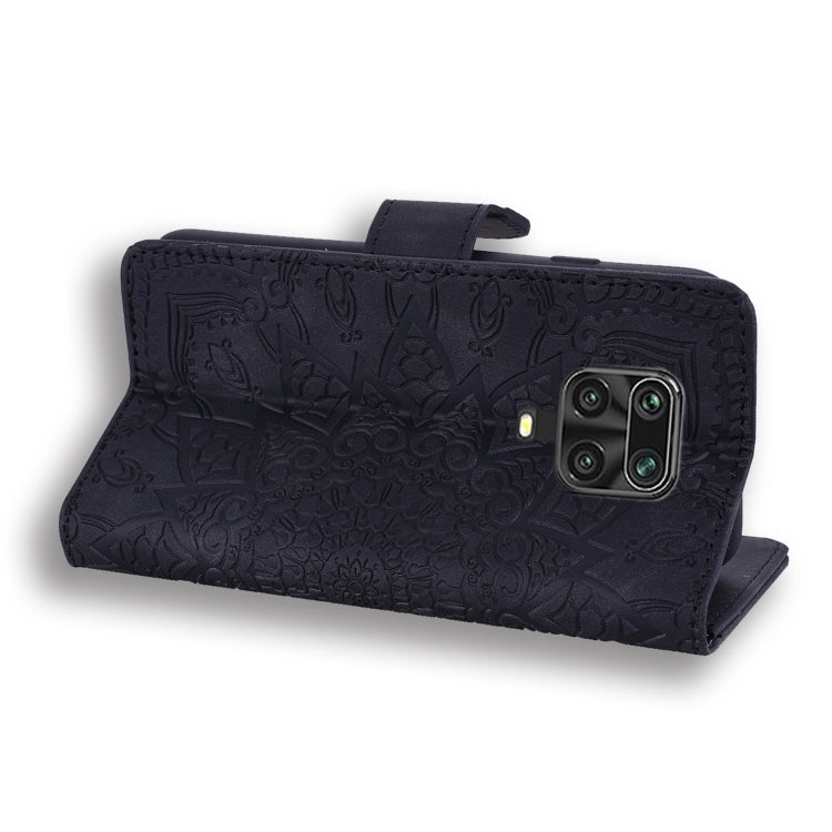Embossed Sunflower Pattern Horizontal Flip PU Leather Case with Holder & Card Slots & Wallet & Lanyard, For Xiaomi Redmi Note 9s, For  Xiaomi Redmi Note 9 Pro, For Xiaomi Redmi Note 9 Pro Max, For Xiaomi Mi CC9 Pro / Mi Note 10 / Mi Note 10 Pro        ...