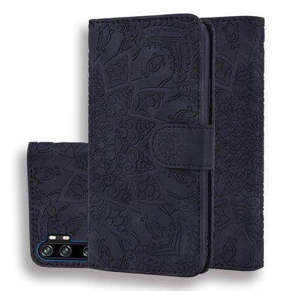 Embossed Sunflower Pattern Horizontal Flip PU Leather Case with Holder & Card Slots & Wallet & Lanyard, For Xiaomi Redmi Note 9s, For  Xiaomi Redmi Note 9 Pro, For Xiaomi Redmi Note 9 Pro Max, For Xiaomi Mi CC9 Pro / Mi Note 10 / Mi Note 10 Pro        ...