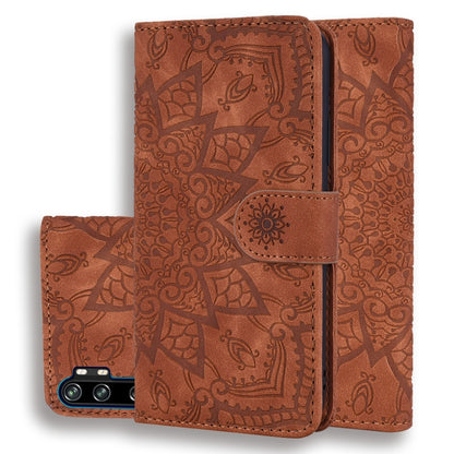 Embossed Sunflower Pattern Horizontal Flip PU Leather Case with Holder & Card Slots & Wallet & Lanyard, For Xiaomi Redmi Note 9s, For  Xiaomi Redmi Note 9 Pro, For Xiaomi Redmi Note 9 Pro Max, For Xiaomi Mi CC9 Pro / Mi Note 10 / Mi Note 10 Pro        ...
