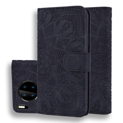 Embossed Sunflower Pattern Horizontal Flip PU Leather Case with Holder & Card Slots & Wallet & Lanyard, For Xiaomi Redmi Note 9s, For  Xiaomi Redmi Note 9 Pro, For Xiaomi Redmi Note 9 Pro Max, For Xiaomi Mi CC9 Pro / Mi Note 10 / Mi Note 10 Pro        ...