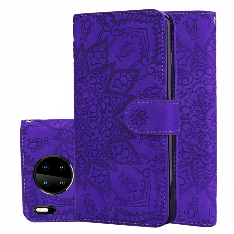 Embossed Sunflower Pattern Horizontal Flip PU Leather Case with Holder & Card Slots & Wallet & Lanyard, For Xiaomi Redmi Note 9s, For  Xiaomi Redmi Note 9 Pro, For Xiaomi Redmi Note 9 Pro Max, For Xiaomi Mi CC9 Pro / Mi Note 10 / Mi Note 10 Pro        ...
