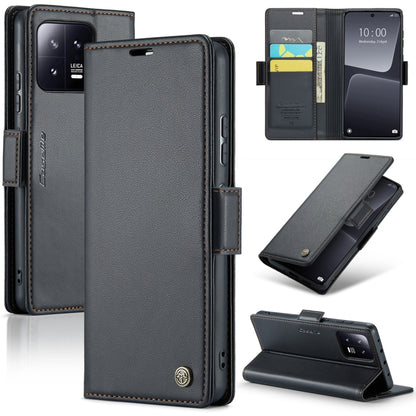 CaseMe 023 Butterfly Buckle Litchi Texture RFID Anti-theft Leather Phone Case, For Xiaomi 13 Pro, For Xiaomi 13, For Xiaomi 12T /12T Pro/Redmi K50 Ultra, For Xiaomi 12 / 12X / 12S