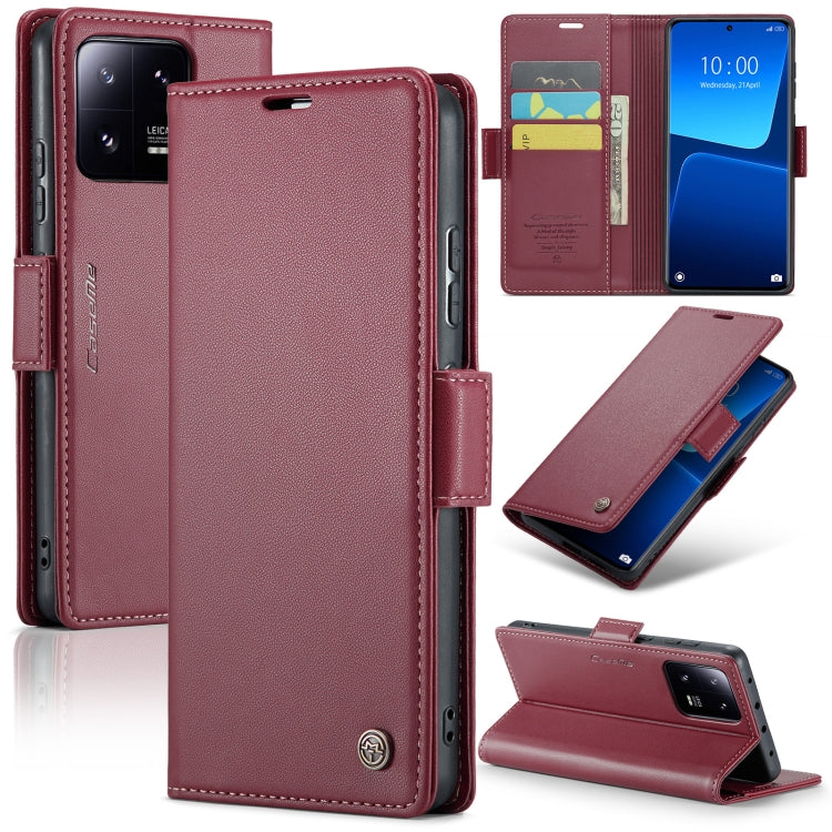 CaseMe 023 Butterfly Buckle Litchi Texture RFID Anti-theft Leather Phone Case, For Xiaomi 13 Pro, For Xiaomi 13, For Xiaomi 12T /12T Pro/Redmi K50 Ultra, For Xiaomi 12 / 12X / 12S