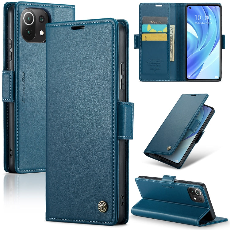 CaseMe 023 Butterfly Buckle Litchi Texture RFID Anti-theft Leather Phone Case, For Xiaomi Redmi Note 11 Pro 5G Global, For Xiaomi Redmi Note 11 4G Global, For Xiaomi 11T / 11T Pro, For Xiaomi Mi 11 Lite