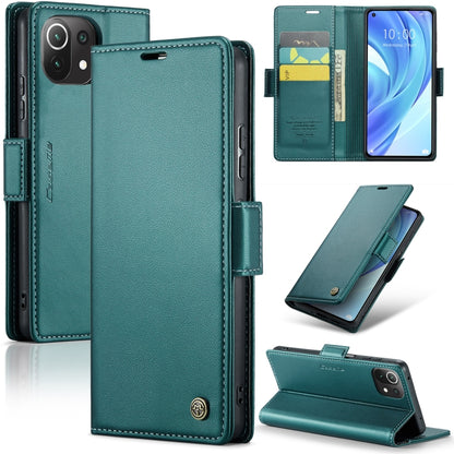 CaseMe 023 Butterfly Buckle Litchi Texture RFID Anti-theft Leather Phone Case, For Xiaomi Redmi Note 11 Pro 5G Global, For Xiaomi Redmi Note 11 4G Global, For Xiaomi 11T / 11T Pro, For Xiaomi Mi 11 Lite