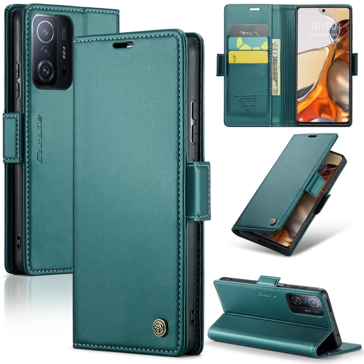 CaseMe 023 Butterfly Buckle Litchi Texture RFID Anti-theft Leather Phone Case, For Xiaomi Redmi Note 11 Pro 5G Global, For Xiaomi Redmi Note 11 4G Global, For Xiaomi 11T / 11T Pro, For Xiaomi Mi 11 Lite
