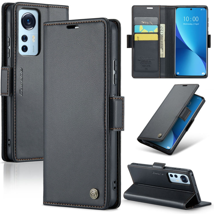 CaseMe 023 Butterfly Buckle Litchi Texture RFID Anti-theft Leather Phone Case, For Xiaomi 13 Pro, For Xiaomi 13, For Xiaomi 12T /12T Pro/Redmi K50 Ultra, For Xiaomi 12 / 12X / 12S