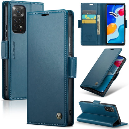 CaseMe 023 Butterfly Buckle Litchi Texture RFID Anti-theft Leather Phone Case, For Xiaomi Redmi Note 11 Pro 5G Global, For Xiaomi Redmi Note 11 4G Global, For Xiaomi 11T / 11T Pro, For Xiaomi Mi 11 Lite