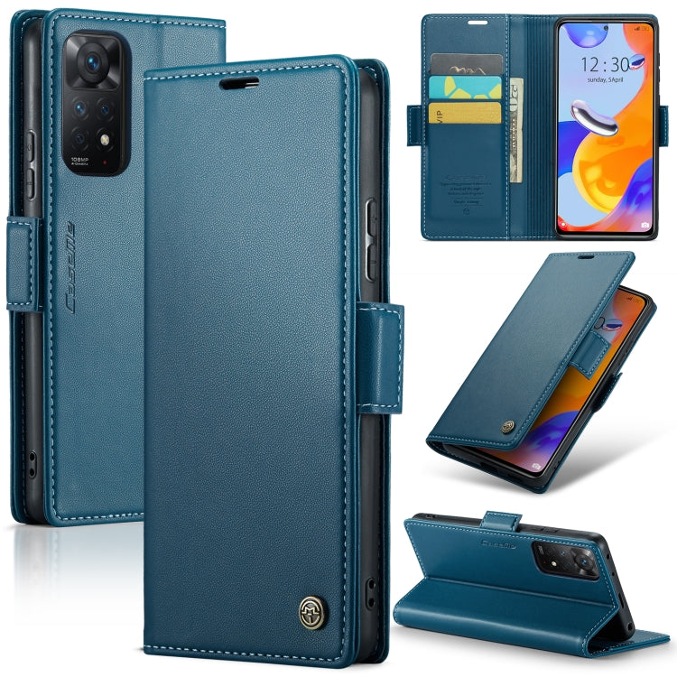 CaseMe 023 Butterfly Buckle Litchi Texture RFID Anti-theft Leather Phone Case, For Xiaomi Redmi Note 11 Pro 5G Global, For Xiaomi Redmi Note 11 4G Global, For Xiaomi 11T / 11T Pro, For Xiaomi Mi 11 Lite
