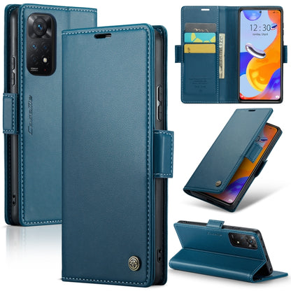 CaseMe 023 Butterfly Buckle Litchi Texture RFID Anti-theft Leather Phone Case, For Xiaomi Redmi Note 11 Pro 5G Global, For Xiaomi Redmi Note 11 4G Global, For Xiaomi 11T / 11T Pro, For Xiaomi Mi 11 Lite