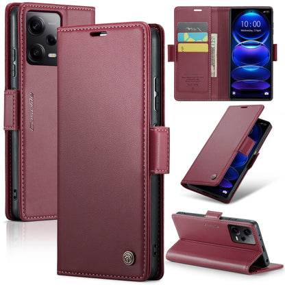 CaseMe 023 Butterfly Buckle Litchi Texture RFID Anti-theft Leather Phone Case, For Xiaomi Poco X5 Pro 5G, For Xiaomi Poco X5 5G, For Xiaomi Redmi 11A/12C, For Xiaomi 13 Lite