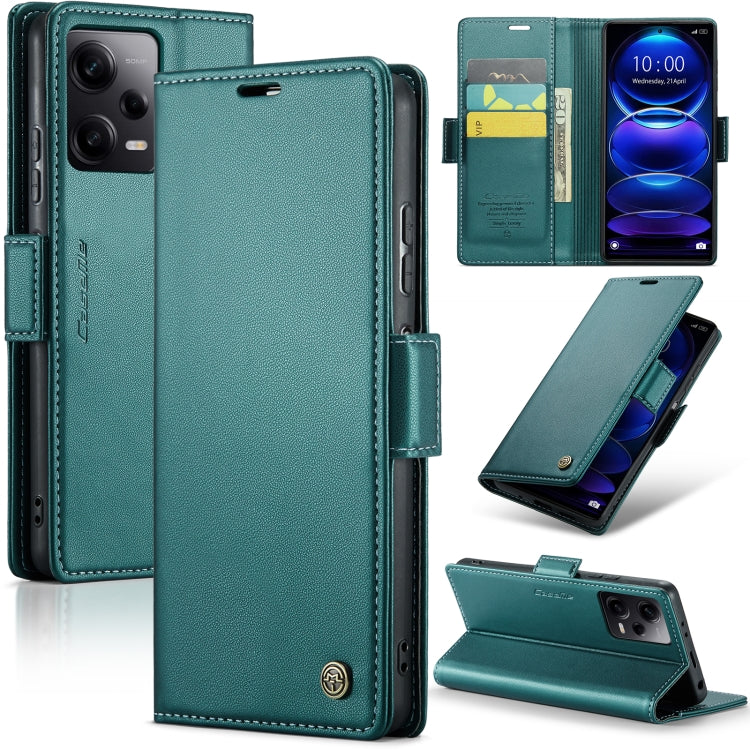 CaseMe 023 Butterfly Buckle Litchi Texture RFID Anti-theft Leather Phone Case, For Xiaomi Poco X5 Pro 5G, For Xiaomi Poco X5 5G, For Xiaomi Redmi 11A/12C, For Xiaomi 13 Lite