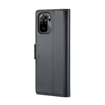 CaseMe 023 Butterfly Buckle Litchi Texture RFID Anti-theft Leather Phone Case, For Xiaomi Redmi Note 10 4G/Note 10S, For Xiaomi Redmi Note 10 Pro Max, For Xiaomi Mi 10T 5G／10T Pro 5G, For Xiaomi Redmi Note 9S/Note 9 Pro/Note 9 Pro Max
