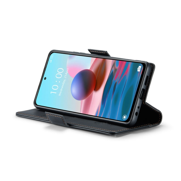 CaseMe 023 Butterfly Buckle Litchi Texture RFID Anti-theft Leather Phone Case, For Xiaomi Redmi Note 10 4G/Note 10S, For Xiaomi Redmi Note 10 Pro Max, For Xiaomi Mi 10T 5G／10T Pro 5G, For Xiaomi Redmi Note 9S/Note 9 Pro/Note 9 Pro Max