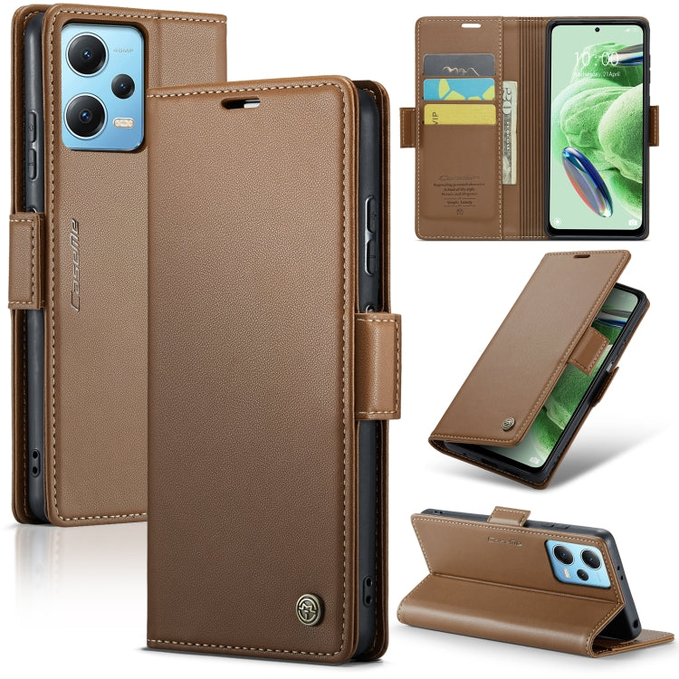 CaseMe 023 Butterfly Buckle Litchi Texture RFID Anti-theft Leather Phone Case, For Xiaomi Poco X5 Pro 5G, For Xiaomi Poco X5 5G, For Xiaomi Redmi 11A/12C, For Xiaomi 13 Lite