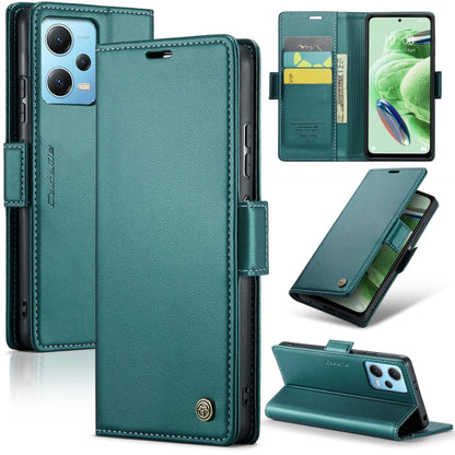 CaseMe 023 Butterfly Buckle Litchi Texture RFID Anti-theft Leather Phone Case, For Xiaomi Poco X5 Pro 5G, For Xiaomi Poco X5 5G, For Xiaomi Redmi 11A/12C, For Xiaomi 13 Lite