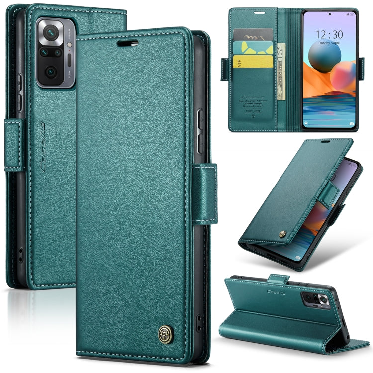 CaseMe 023 Butterfly Buckle Litchi Texture RFID Anti-theft Leather Phone Case, For Xiaomi Redmi Note 10 4G/Note 10S, For Xiaomi Redmi Note 10 Pro Max, For Xiaomi Mi 10T 5G／10T Pro 5G, For Xiaomi Redmi Note 9S/Note 9 Pro/Note 9 Pro Max