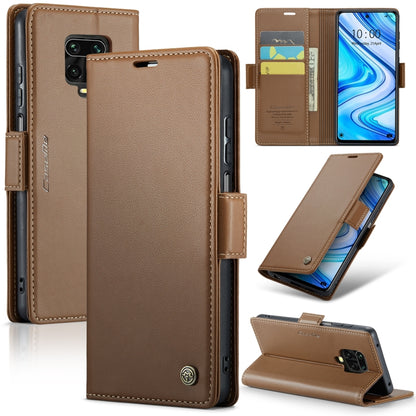CaseMe 023 Butterfly Buckle Litchi Texture RFID Anti-theft Leather Phone Case, For Xiaomi Redmi Note 10 4G/Note 10S, For Xiaomi Redmi Note 10 Pro Max, For Xiaomi Mi 10T 5G／10T Pro 5G, For Xiaomi Redmi Note 9S/Note 9 Pro/Note 9 Pro Max