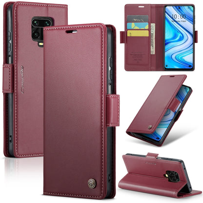 CaseMe 023 Butterfly Buckle Litchi Texture RFID Anti-theft Leather Phone Case, For Xiaomi Redmi Note 10 4G/Note 10S, For Xiaomi Redmi Note 10 Pro Max, For Xiaomi Mi 10T 5G／10T Pro 5G, For Xiaomi Redmi Note 9S/Note 9 Pro/Note 9 Pro Max