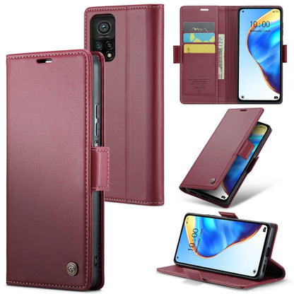 CaseMe 023 Butterfly Buckle Litchi Texture RFID Anti-theft Leather Phone Case, For Xiaomi Redmi Note 10 4G/Note 10S, For Xiaomi Redmi Note 10 Pro Max, For Xiaomi Mi 10T 5G／10T Pro 5G, For Xiaomi Redmi Note 9S/Note 9 Pro/Note 9 Pro Max
