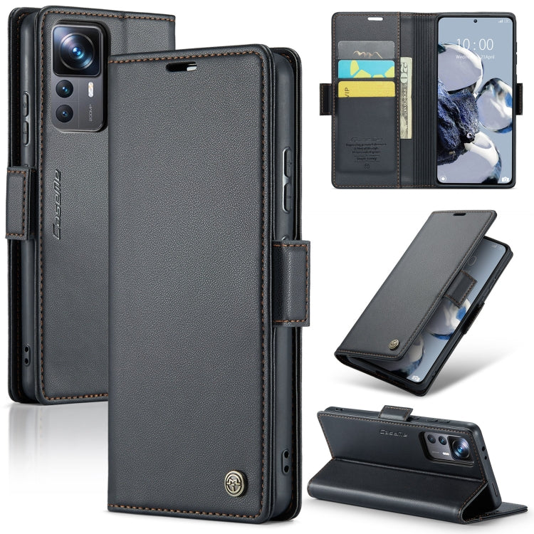 CaseMe 023 Butterfly Buckle Litchi Texture RFID Anti-theft Leather Phone Case, For Xiaomi 13 Pro, For Xiaomi 13, For Xiaomi 12T /12T Pro/Redmi K50 Ultra, For Xiaomi 12 / 12X / 12S