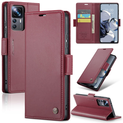 CaseMe 023 Butterfly Buckle Litchi Texture RFID Anti-theft Leather Phone Case, For Xiaomi 13 Pro, For Xiaomi 13, For Xiaomi 12T /12T Pro/Redmi K50 Ultra, For Xiaomi 12 / 12X / 12S