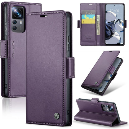 CaseMe 023 Butterfly Buckle Litchi Texture RFID Anti-theft Leather Phone Case, For Xiaomi 13 Pro, For Xiaomi 13, For Xiaomi 12T /12T Pro/Redmi K50 Ultra, For Xiaomi 12 / 12X / 12S