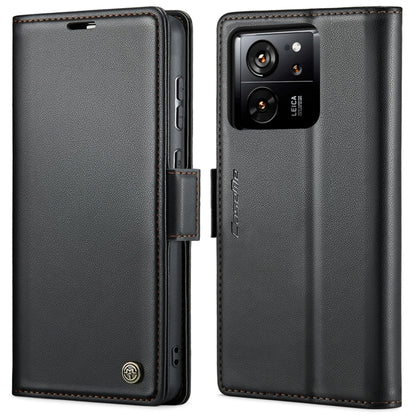 CaseMe 023 Butterfly Buckle Litchi Texture RFID Anti-theft Leather Phone Case, For Xiaomi 13T/13T Pro, For Xiaomi Poco F5 5G/Redmi Note 12 Turbo 5G, For Xiaomi Redmi Note 12 4G Global, For Xiaomi Redmi Note 12 Pro+ 5G Global