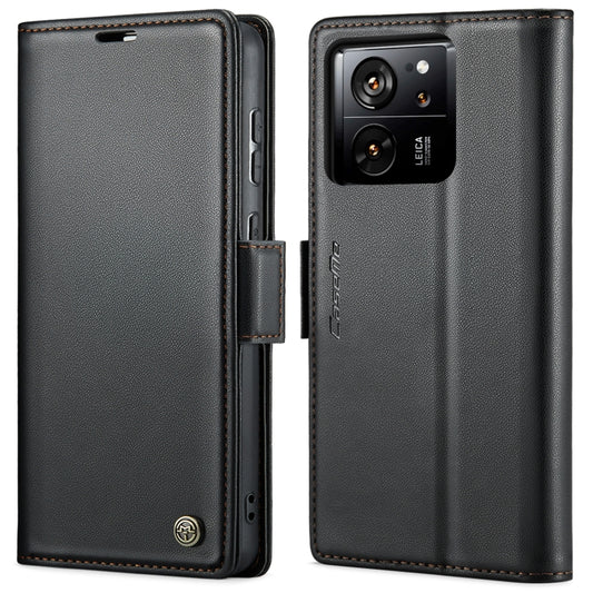 CaseMe 023 Butterfly Buckle Litchi Texture RFID Anti-theft Leather Phone Case, For Xiaomi 13T/13T Pro, For Xiaomi Poco F5 5G/Redmi Note 12 Turbo 5G, For Xiaomi Redmi Note 12 4G Global, For Xiaomi Redmi Note 12 Pro+ 5G Global
