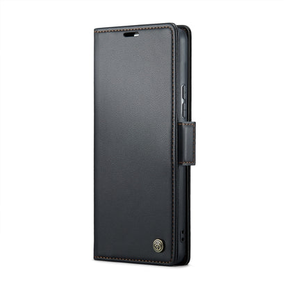 CaseMe 023 Butterfly Buckle Litchi Texture RFID Anti-theft Leather Phone Case, For Xiaomi 13T/13T Pro, For Xiaomi Poco F5 5G/Redmi Note 12 Turbo 5G, For Xiaomi Redmi Note 12 4G Global, For Xiaomi Redmi Note 12 Pro+ 5G Global