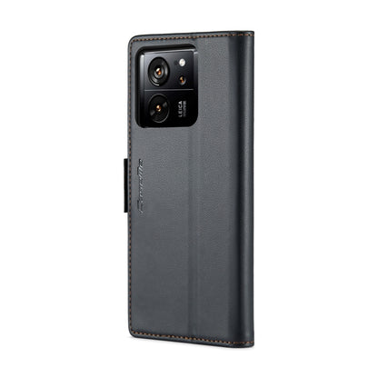 CaseMe 023 Butterfly Buckle Litchi Texture RFID Anti-theft Leather Phone Case, For Xiaomi 13T/13T Pro, For Xiaomi Poco F5 5G/Redmi Note 12 Turbo 5G, For Xiaomi Redmi Note 12 4G Global, For Xiaomi Redmi Note 12 Pro+ 5G Global