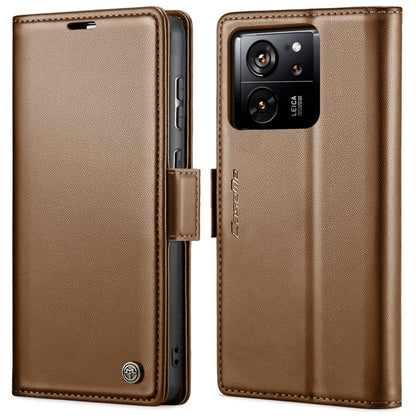 CaseMe 023 Butterfly Buckle Litchi Texture RFID Anti-theft Leather Phone Case, For Xiaomi 13T/13T Pro, For Xiaomi Poco F5 5G/Redmi Note 12 Turbo 5G, For Xiaomi Redmi Note 12 4G Global, For Xiaomi Redmi Note 12 Pro+ 5G Global