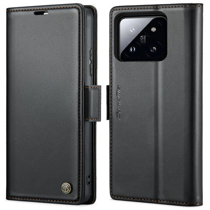 CaseMe 023 Butterfly Buckle Litchi Texture RFID Anti-theft Leather Phone Case, For Xiaomi Poco X6 Pro 5G/Redmi K70E 5G, For Xiaomi Poco X6 5G, For Xiaomi 14 Pro, For Xiaomi 14