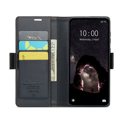 CaseMe 023 Butterfly Buckle Litchi Texture RFID Anti-theft Leather Phone Case, For Xiaomi Redmi Note 13 5G, For Xiaomi Redmi Note 13 Pro+ 5G, For Xiaomi Redmi Note 13 Pro 5G, For Xiaomi Redmi 12 4G／12 5G／Note 12R／POCO M6 Pro 5G