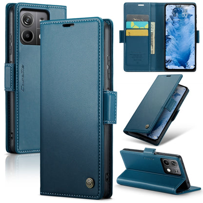CaseMe 023 Butterfly Buckle Litchi Texture RFID Anti-theft Leather Phone Case, For Xiaomi Redmi Note 13 5G, For Xiaomi Redmi Note 13 Pro+ 5G, For Xiaomi Redmi Note 13 Pro 5G, For Xiaomi Redmi 12 4G／12 5G／Note 12R／POCO M6 Pro 5G