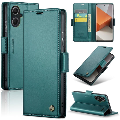 CaseMe 023 Butterfly Buckle Litchi Texture RFID Anti-theft Leather Phone Case, For Xiaomi Redmi Note 13 5G, For Xiaomi Redmi Note 13 Pro+ 5G, For Xiaomi Redmi Note 13 Pro 5G, For Xiaomi Redmi 12 4G／12 5G／Note 12R／POCO M6 Pro 5G