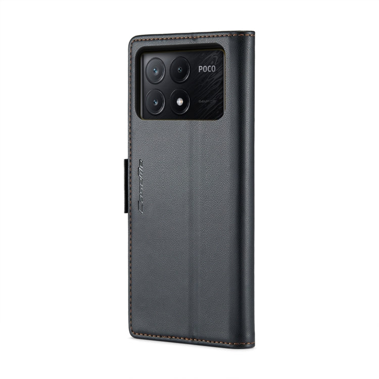 CaseMe 023 Butterfly Buckle Litchi Texture RFID Anti-theft Leather Phone Case, For Xiaomi Poco X6 Pro 5G/Redmi K70E 5G, For Xiaomi Poco X6 5G, For Xiaomi 14 Pro, For Xiaomi 14