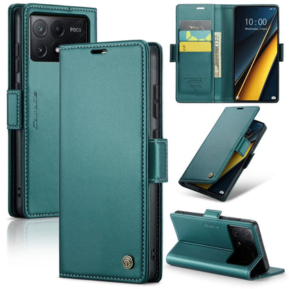 CaseMe 023 Butterfly Buckle Litchi Texture RFID Anti-theft Leather Phone Case, For Xiaomi Poco X6 Pro 5G/Redmi K70E 5G, For Xiaomi Poco X6 5G, For Xiaomi 14 Pro, For Xiaomi 14