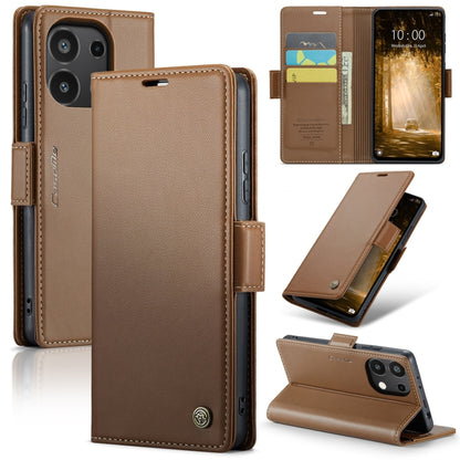 CaseMe 023 Butterfly Buckle Litchi Texture RFID Anti-theft Leather Phone Case, For Xiaomi Redmi Note 13 Pro 4G, For Xiaomi Redmi Note 13 4G, For Xiaomi Redmi 13C 4G / 13C 5G, For Xiaomi Poco C65 4G