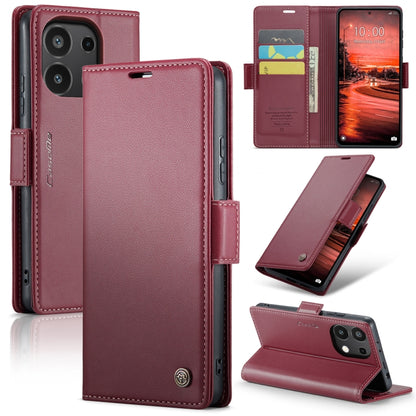 CaseMe 023 Butterfly Buckle Litchi Texture RFID Anti-theft Leather Phone Case, For Xiaomi Redmi Note 13 Pro 4G, For Xiaomi Redmi Note 13 4G, For Xiaomi Redmi 13C 4G / 13C 5G, For Xiaomi Poco C65 4G