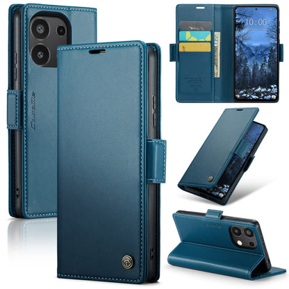 CaseMe 023 Butterfly Buckle Litchi Texture RFID Anti-theft Leather Phone Case, For Xiaomi Redmi Note 13 Pro 4G, For Xiaomi Redmi Note 13 4G, For Xiaomi Redmi 13C 4G / 13C 5G, For Xiaomi Poco C65 4G