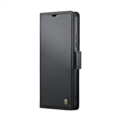 CaseMe 023 Butterfly Buckle Litchi Texture RFID Anti-theft Leather Phone Case, For Xiaomi Redmi Note 13 Pro 4G, For Xiaomi Redmi Note 13 4G, For Xiaomi Redmi 13C 4G / 13C 5G, For Xiaomi Poco C65 4G