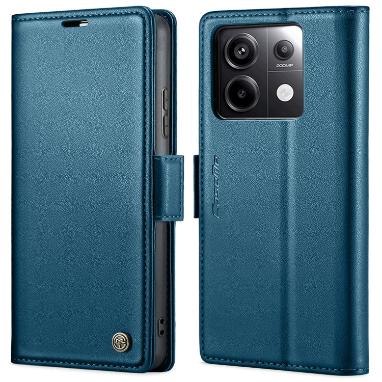 CaseMe 023 Butterfly Buckle Litchi Texture RFID Anti-theft Leather Phone Case, For Xiaomi Redmi Note 13 Pro 4G, For Xiaomi Redmi Note 13 4G, For Xiaomi Redmi 13C 4G / 13C 5G, For Xiaomi Poco C65 4G