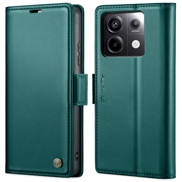 CaseMe 023 Butterfly Buckle Litchi Texture RFID Anti-theft Leather Phone Case, For Xiaomi Redmi Note 13 Pro 4G, For Xiaomi Redmi Note 13 4G, For Xiaomi Redmi 13C 4G / 13C 5G, For Xiaomi Poco C65 4G