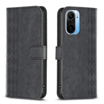 Plaid Embossed Leather Phone Case, For Xiaomi 11i / Redmi K40, For Xiaomi 12 Pro, For Xiaomi 12, For Xiaomi 11T / 11T Pro