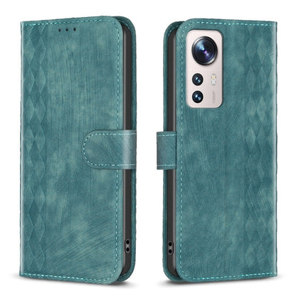 Plaid Embossed Leather Phone Case, For Xiaomi 13, For Xiaomi 12T / 12T Pro, For Xiaomi Redmi Note 11 Pro, For Xiaomi 12 Lite
