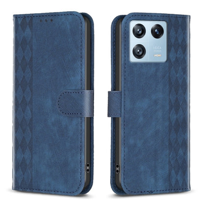 Plaid Embossed Leather Phone Case, For Xiaomi Redmi 12C, For Xiaomi 13 Lite 5G / Civi 2, For Xiaomi Redmi K60 / K60 Pro, For Xiaomi 13 Pro